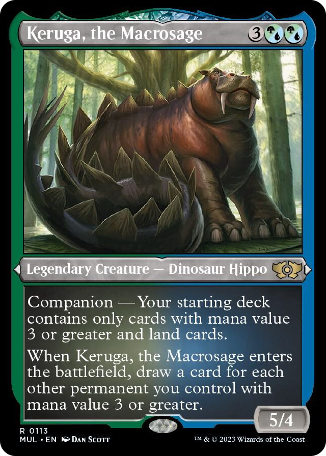 Keruga, the Macrosage (Foil Etched) #113 R - March of the Machine: Multiverse Legends Pokemon card