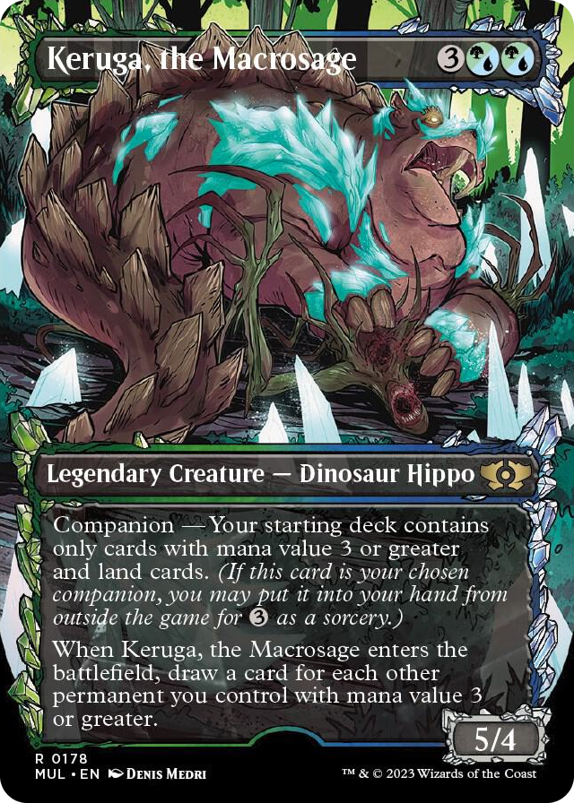 Keruga, the Macrosage (Halo Foil) #178 R - March of the Machine: Multiverse Legends Pokemon card