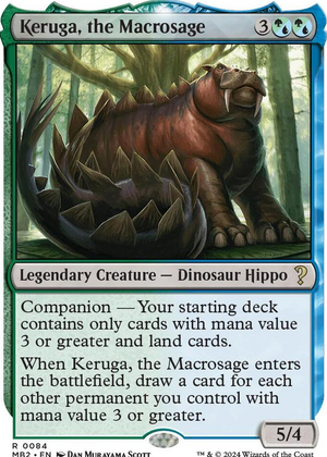 0084 Keruga, the Macrosage (White Border) R Mystery Booster 2
