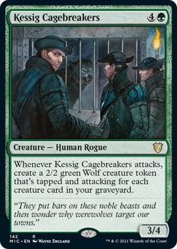 0142 Kessig Cagebreakers R Commander: Innistrad: Midnight Hunt