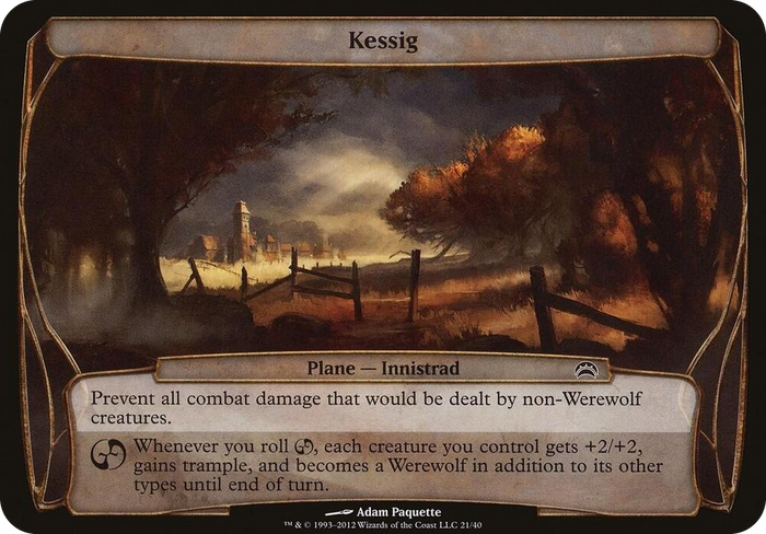 Kessig (Planechase 2012) #21 S - Oversize Cards Pokemon card