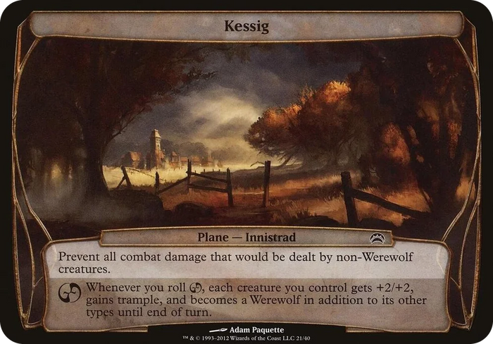0021 Kessig (Planechase 2012) S Oversize Cards