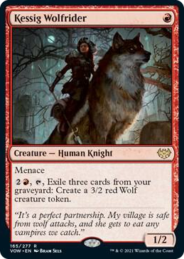 0165 Kessig Wolfrider R Innistrad: Crimson Vow