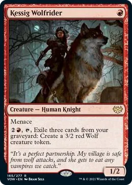 0165 Kessig Wolfrider R Innistrad: Crimson Vow