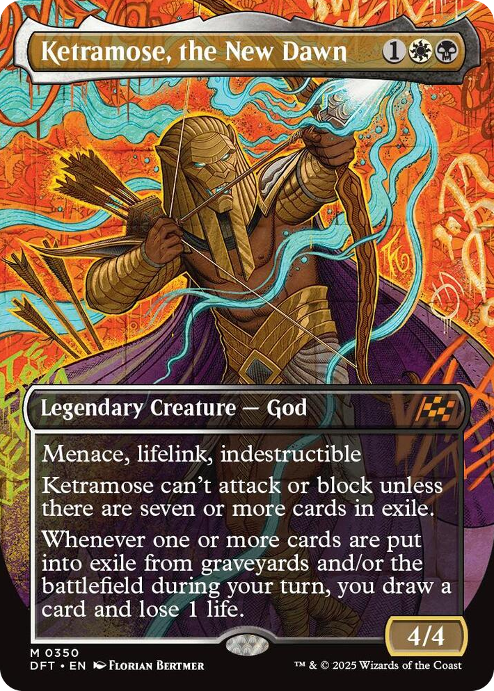 0350 Ketramose, the New Dawn (Borderless) M Aetherdrift