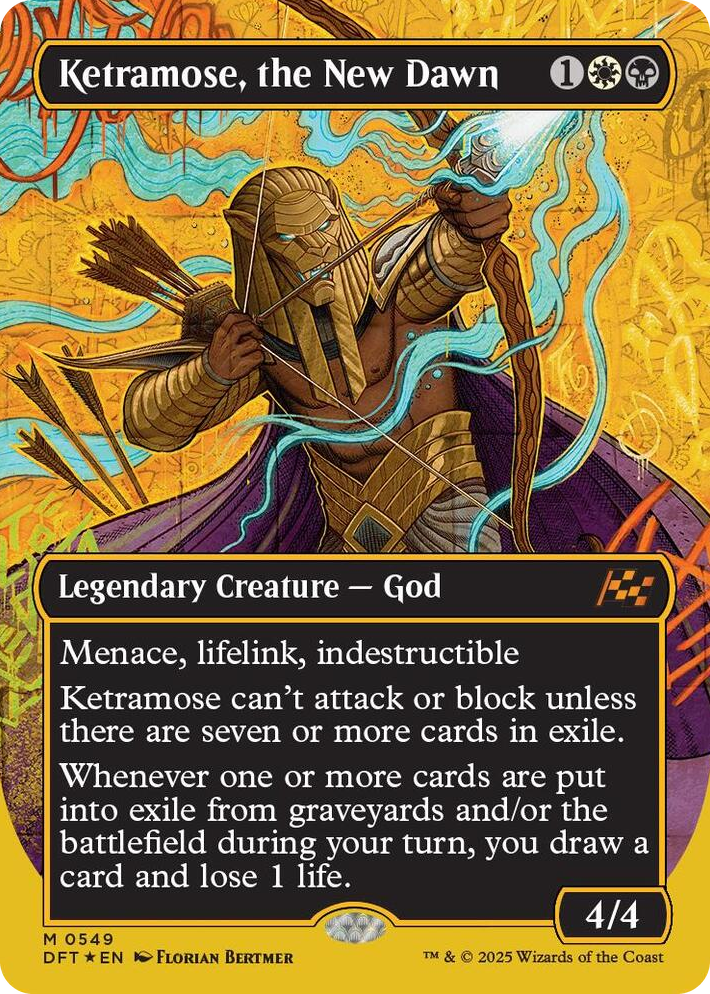 0549 Ketramose, the New Dawn (Borderless) (First-Place Foil) M Aetherdrift