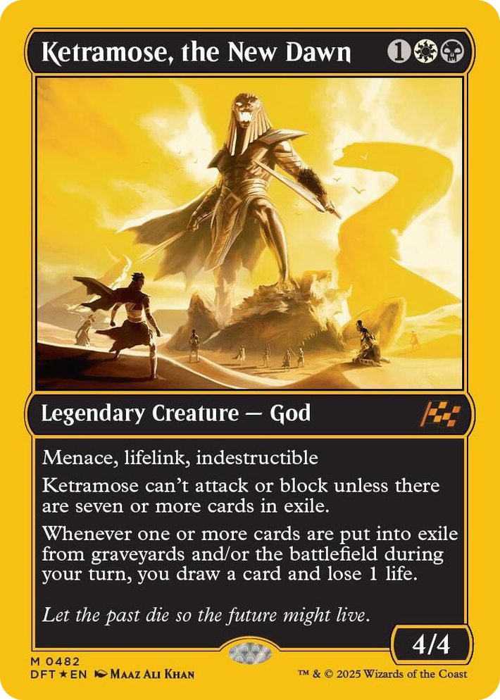 0482 Ketramose, the New Dawn (First-Place Foil) M Aetherdrift
