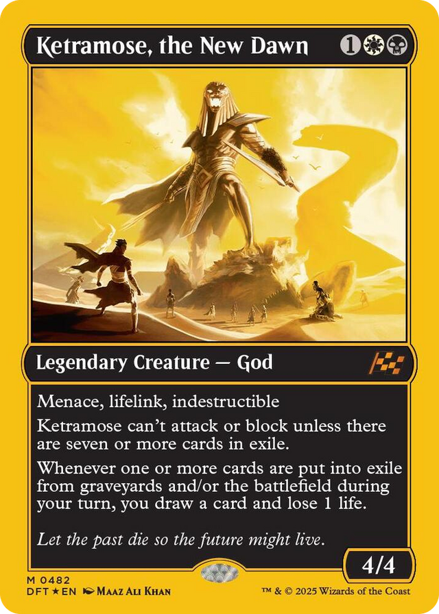 0482 Ketramose, the New Dawn (First-Place Foil) M Aetherdrift