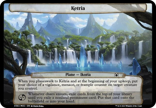 Ketria #55 T - Planechase: March of the Machine Pokemon card