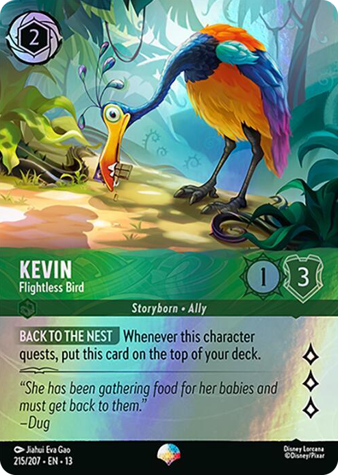 Kevin - Flightless Bird (Epic) #215 Epic - Attack of the Vine! Pokemon card