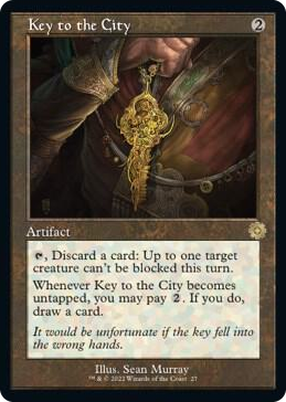 0027 Key to the City R The Brothers' War: Retro Frame Artifacts