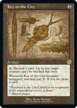 0090 Key to the City (Schematic) R The Brothers' War: Retro Frame Artifacts