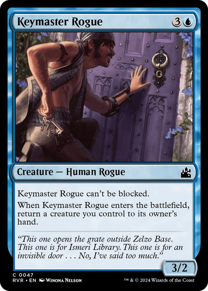 Keymaster Rogue #47 C - Ravnica Remastered Pokemon card