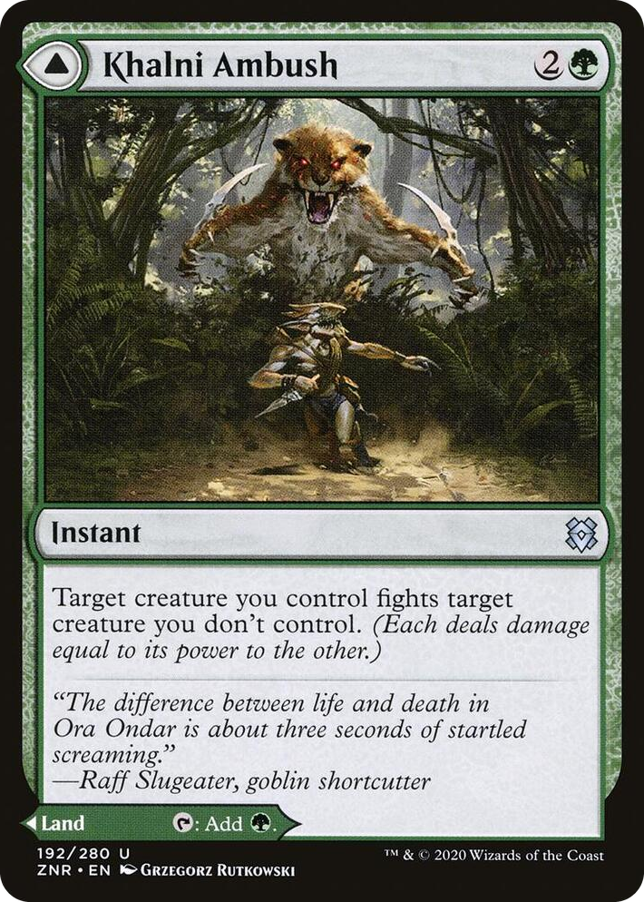 0192 Khalni Ambush U Zendikar Rising