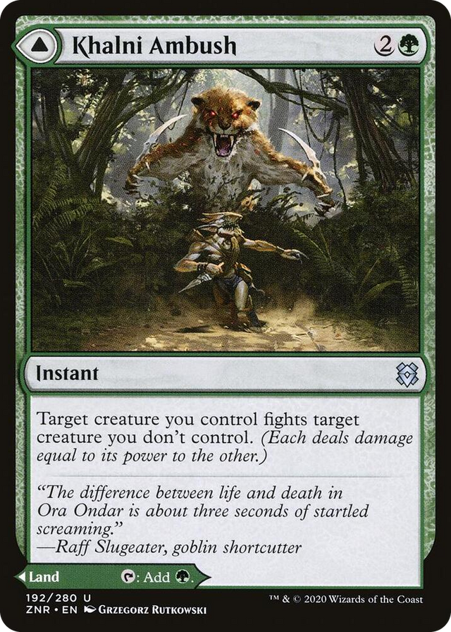 0192 Khalni Ambush U Zendikar Rising