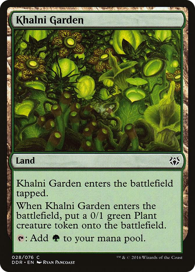 Khalni Garden #28 C - Duel Decks: Nissa vs. Ob Nixilis Pokemon card