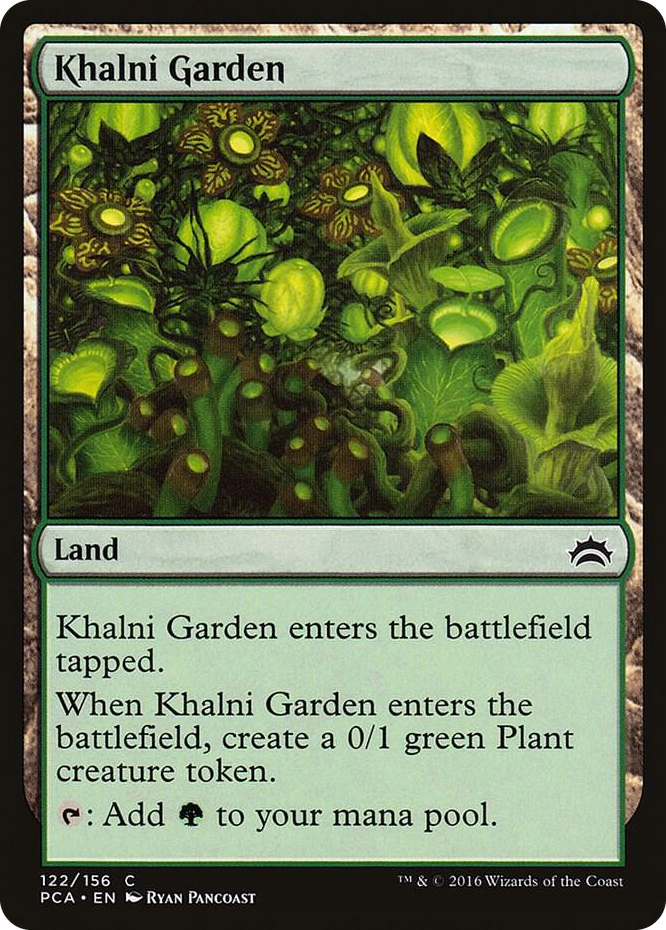 Khalni Garden #122 C - Planechase Anthology Pokemon card