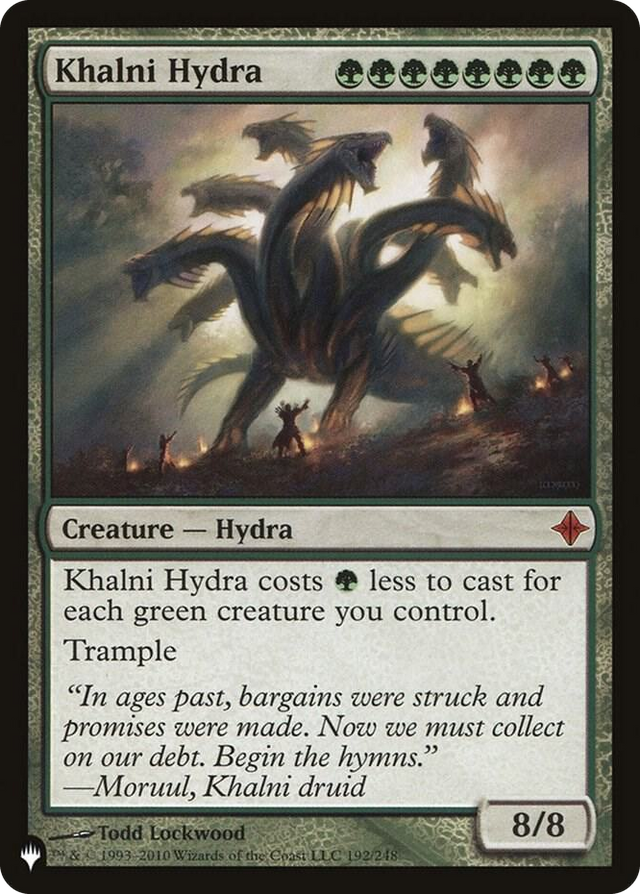 0192 Khalni Hydra M The List Reprints