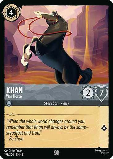 0193 Khan - War Horse Common Reign of Jafar