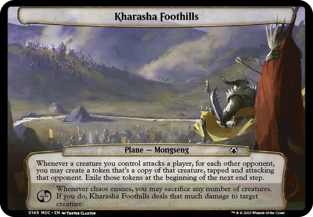 Kharasha Foothills #149 T - Planechase: March of the Machine Pokemon card