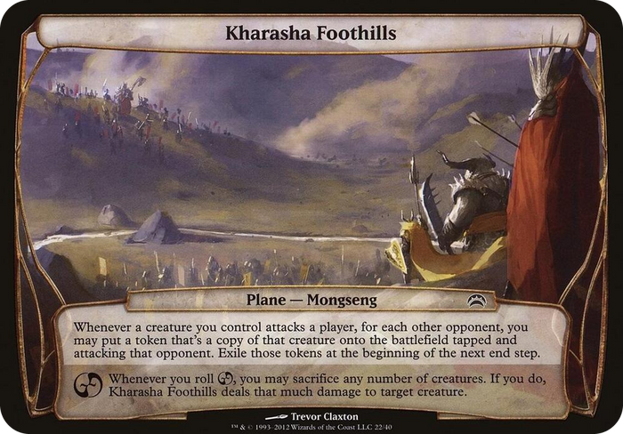 Kharasha Foothills (Planechase 2012) #22 S - Oversize Cards Pokemon card
