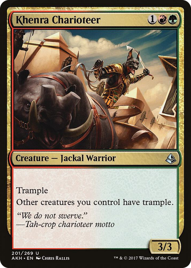 0201 Khenra Charioteer U Amonkhet