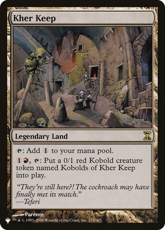 Kher Keep (TSP) #275 R - The List Reprints Pokemon card