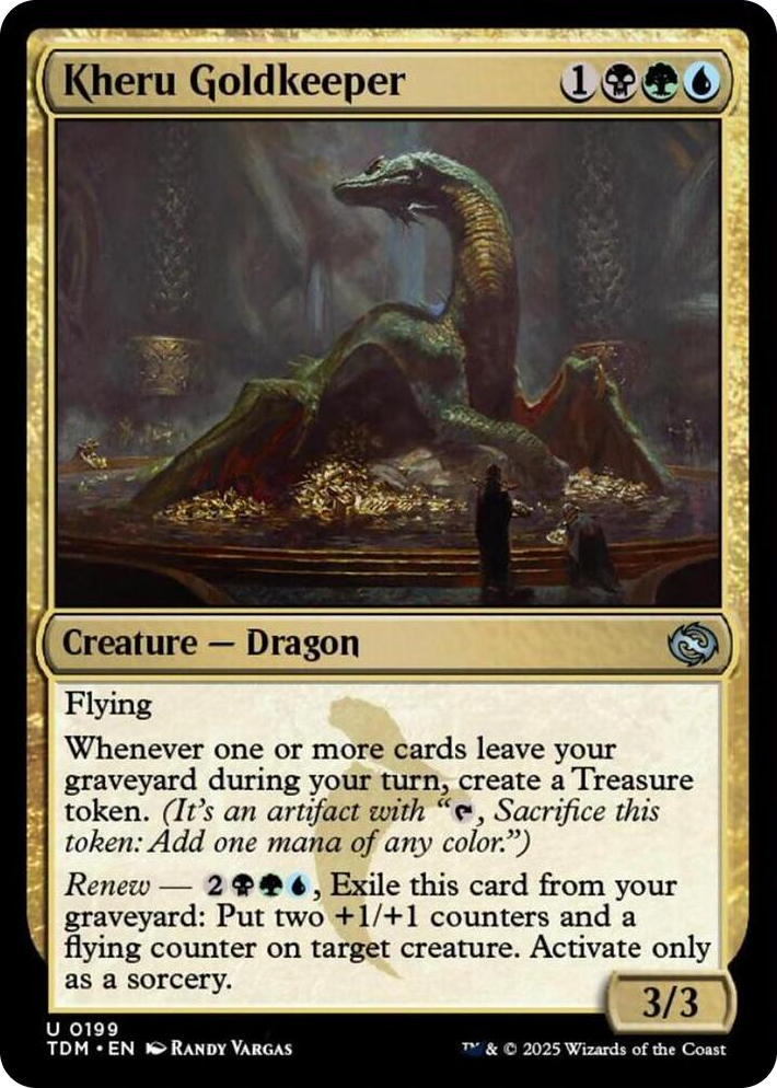 0199 Kheru Goldkeeper U Dragonstorm