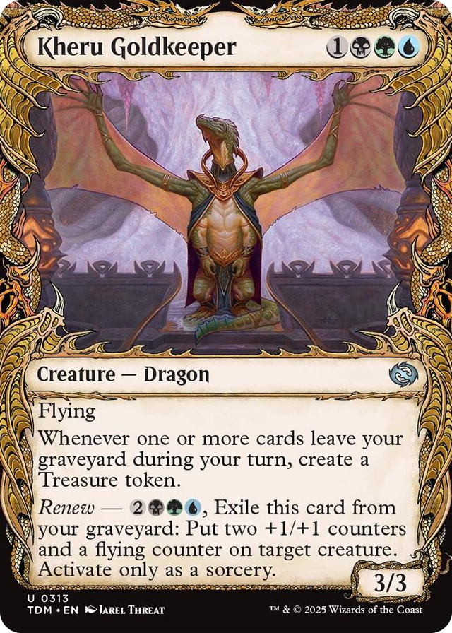 0313 Kheru Goldkeeper (Showcase) U Dragonstorm