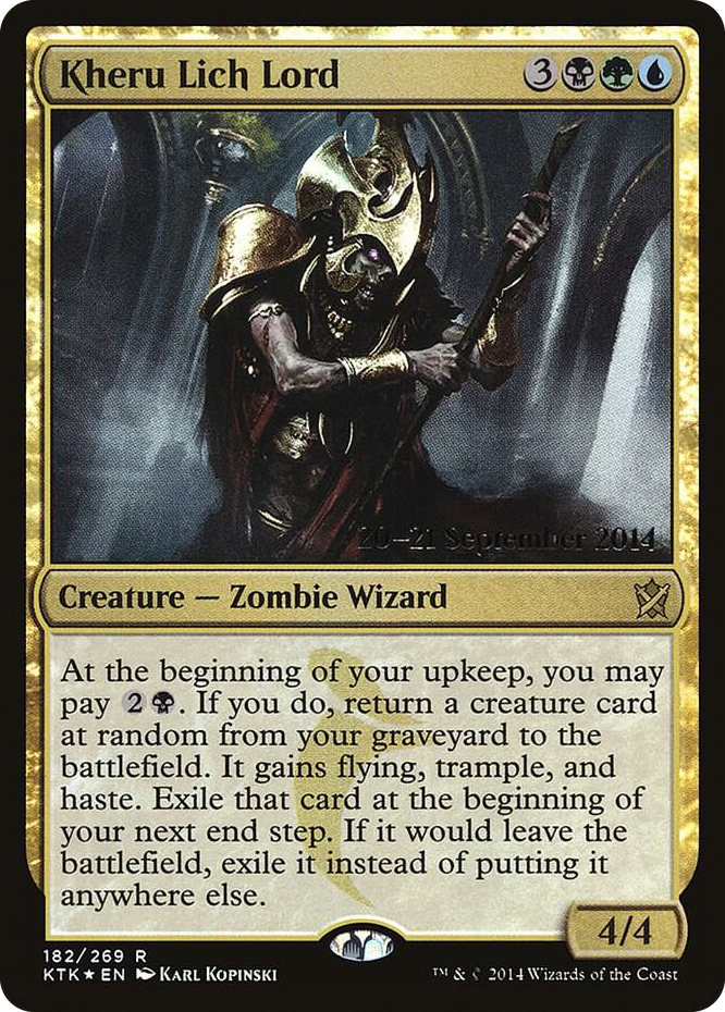 Kheru Lich Lord #182 R - Prerelease Cards Pokemon card