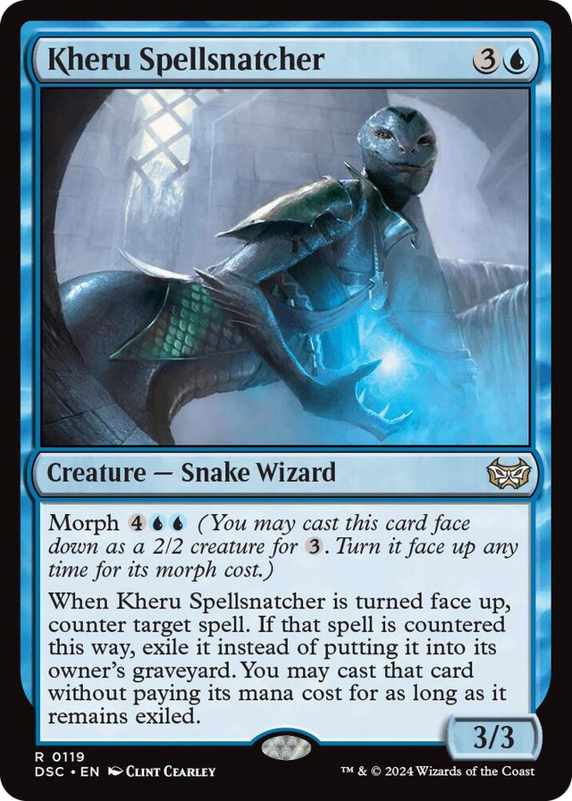 0119 Kheru Spellsnatcher R Commander: Duskmourn: House of Horror