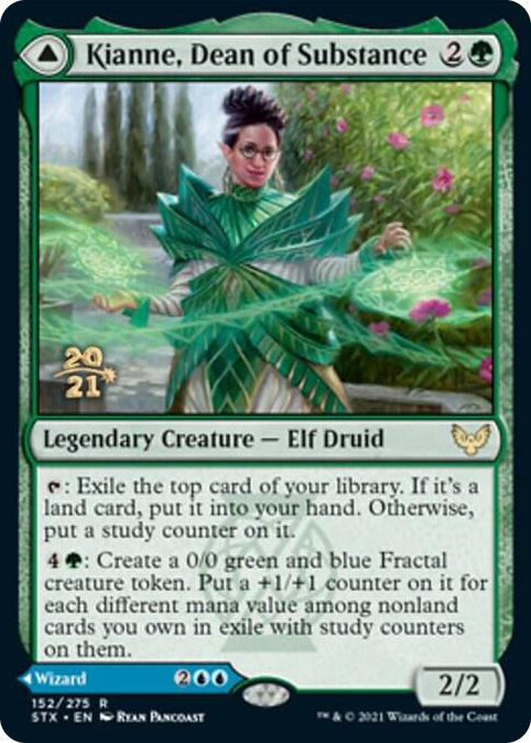 Kianne, Dean of Substance #152 R - Prerelease Cards Pokemon card