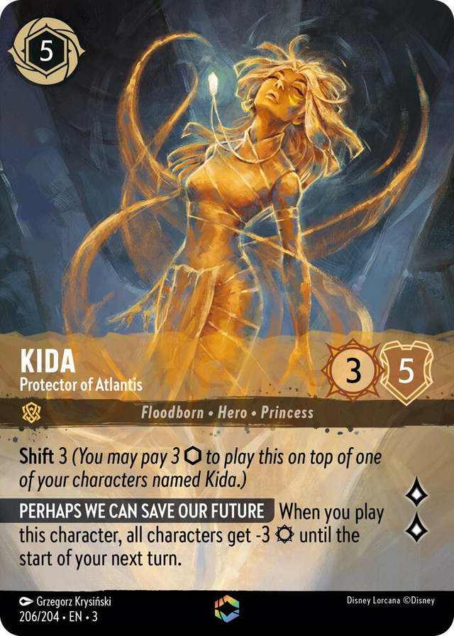 0206 Kida - Protector of Atlantis (Enchanted) Enchanted Into the Inklands