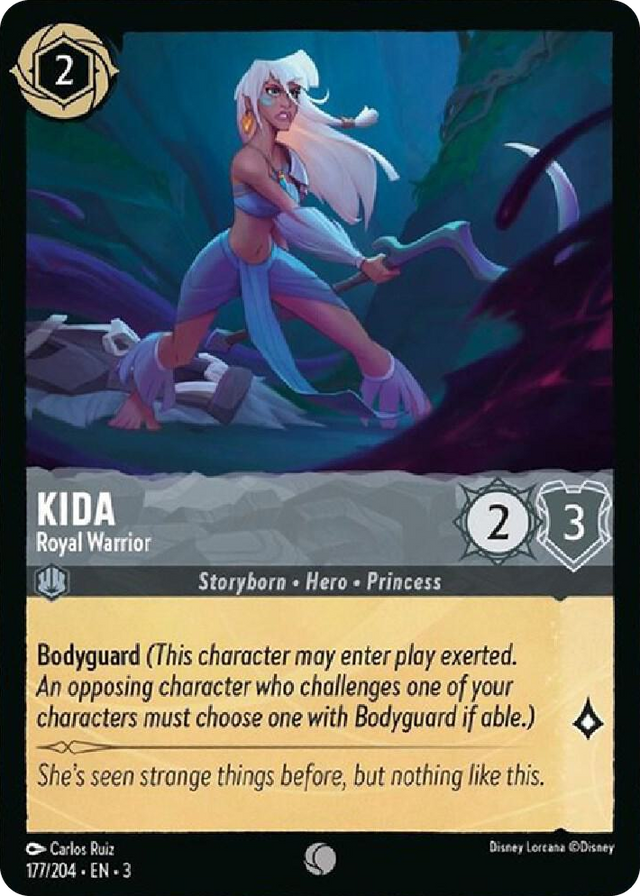 0177 Kida - Royal Warrior Common Into the Inklands