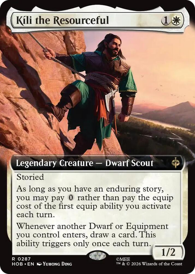 0287 Kili the Resourceful (Extended Art) R The Hobbit