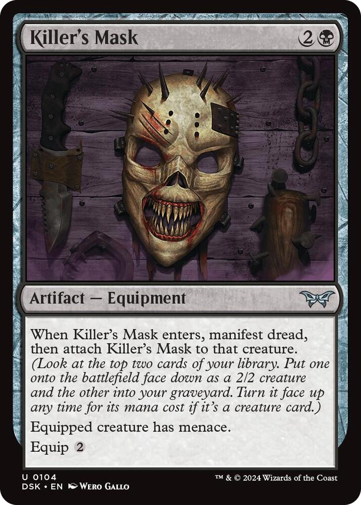 0104 Killer's Mask U Duskmourn: House of Horror