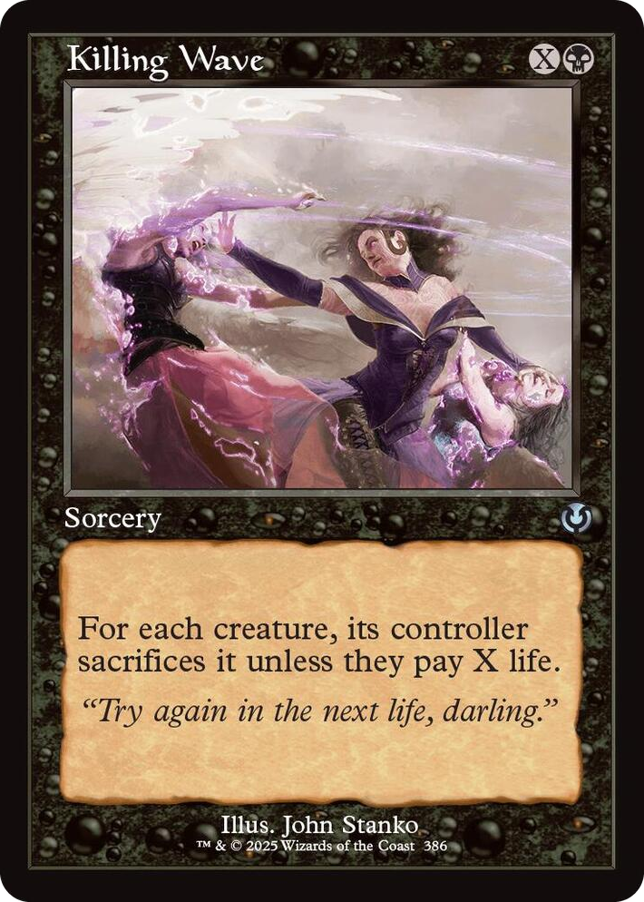0386 Killing Wave (Retro Frame) U Innistrad Remastered
