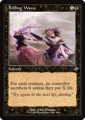 0386 Killing Wave (Retro Frame) U Innistrad Remastered