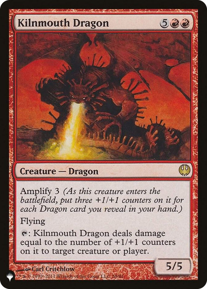 Kilnmouth Dragon #59 R - The List Reprints Pokemon card