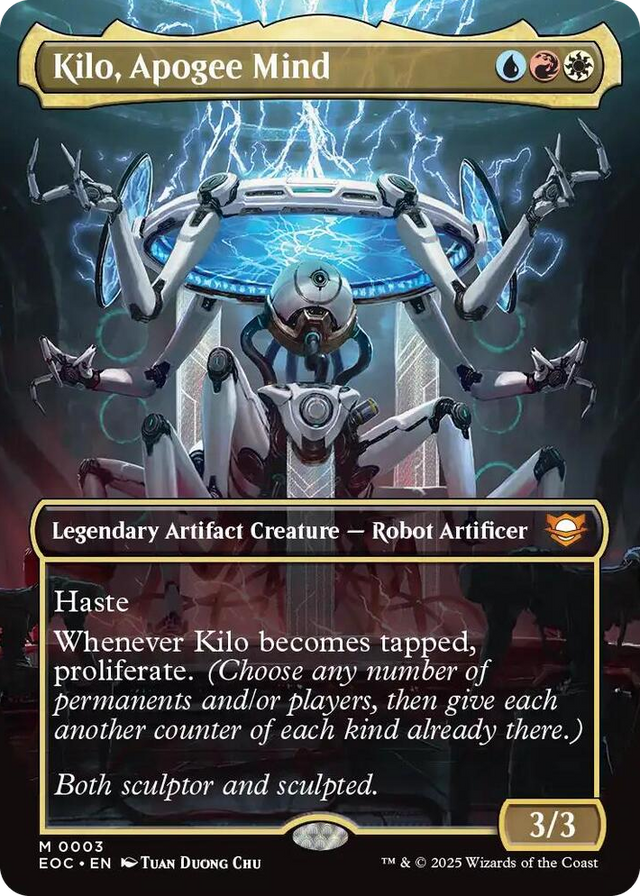 0003 Kilo, Apogee Mind (Borderless) M Commander: Edge of Eternities