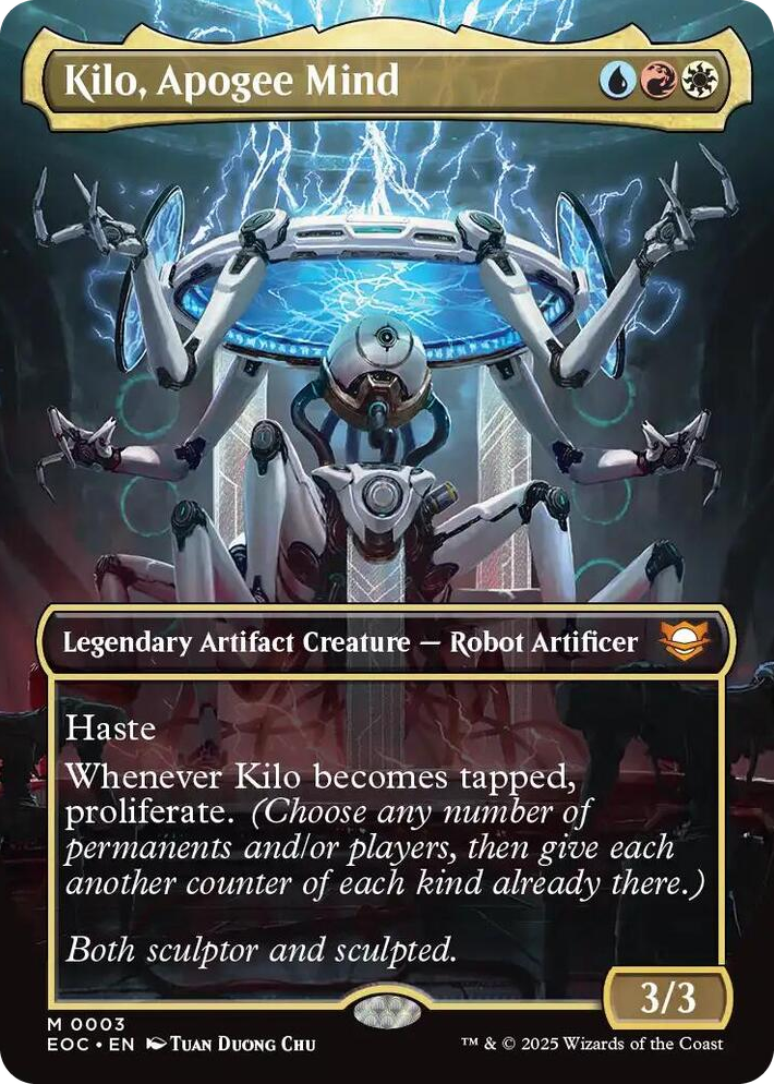 0003 Kilo, Apogee Mind (Borderless) M Commander: Edge of Eternities