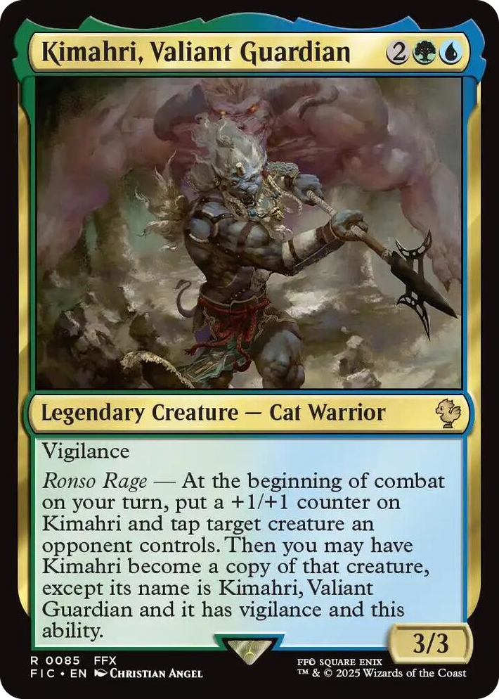 0085 Kimahri, Valiant Guardian R Commander: FINAL FANTASY