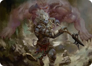 0029 Kimahri, Valiant Guardian Art Card S Art Series: FINAL FANTASY