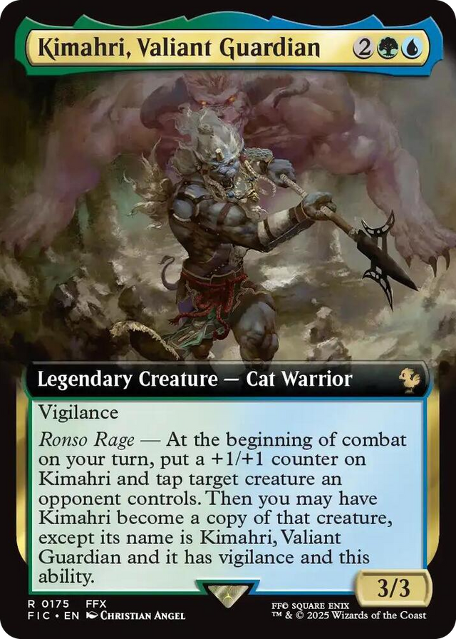 0175 Kimahri, Valiant Guardian (Extended Art) R Commander: FINAL FANTASY