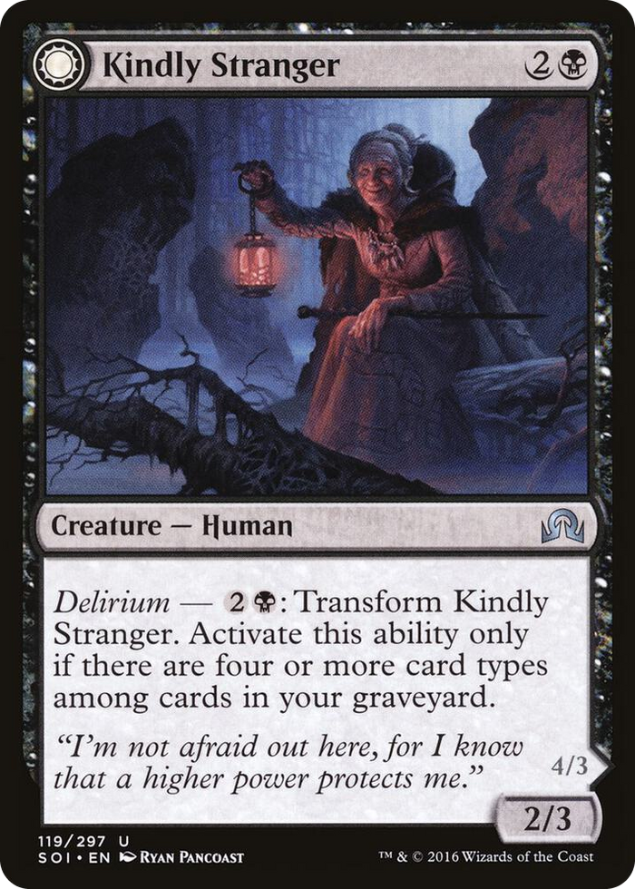 Kindly Stranger #119 U - Shadows over Innistrad Pokemon card