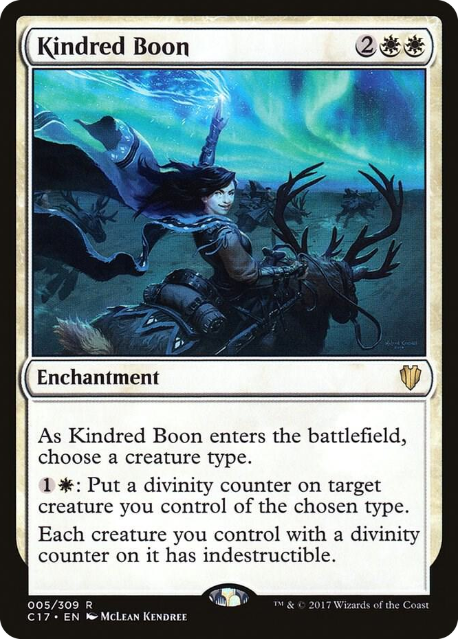 0005 Kindred Boon R Commander 2017