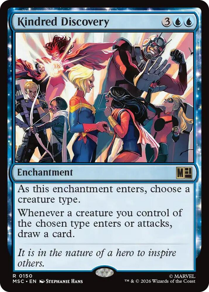 Kindred Discovery #150 R - Commander: Marvel Super Heroes Pokemon card