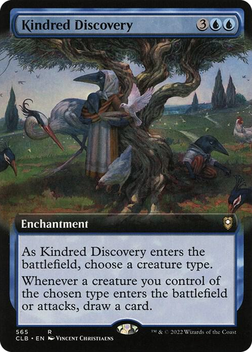 0565 Kindred Discovery (Extended Art) R Commander Legends: Battle for Baldur's Gate