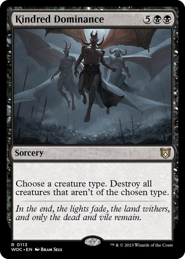 0113 Kindred Dominance R Commander: Wilds of Eldraine