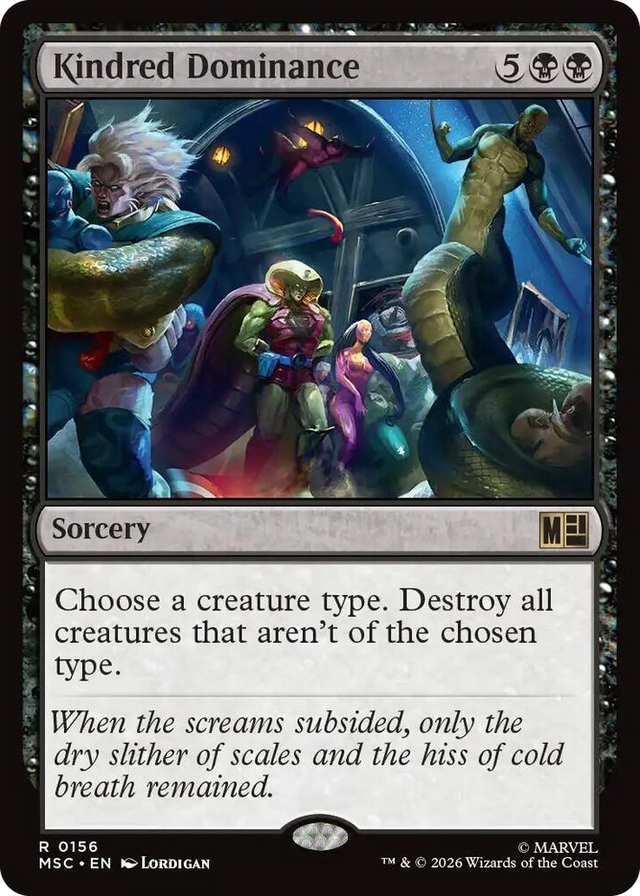 0156 Kindred Dominance R Commander: Marvel Super Heroes